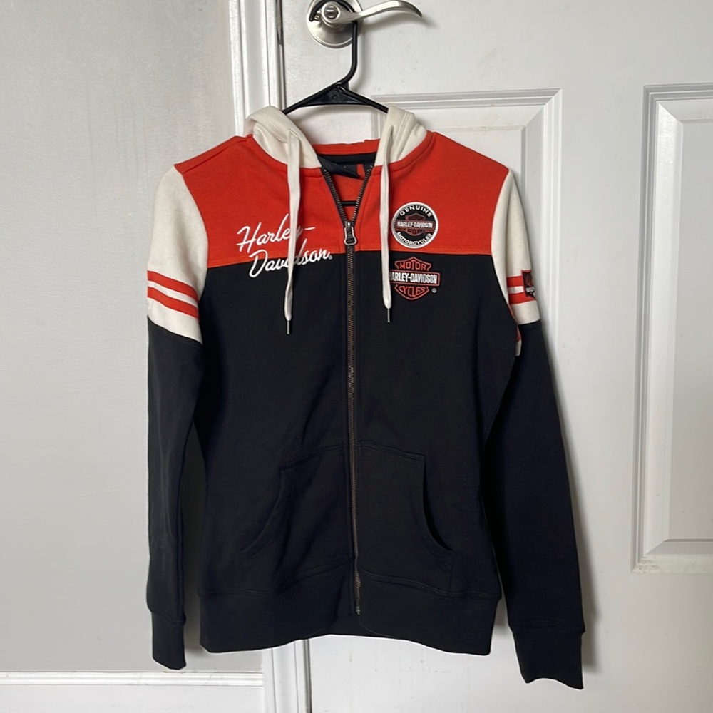 NWOT Harley Davidson Womens zip up hoodie size Small